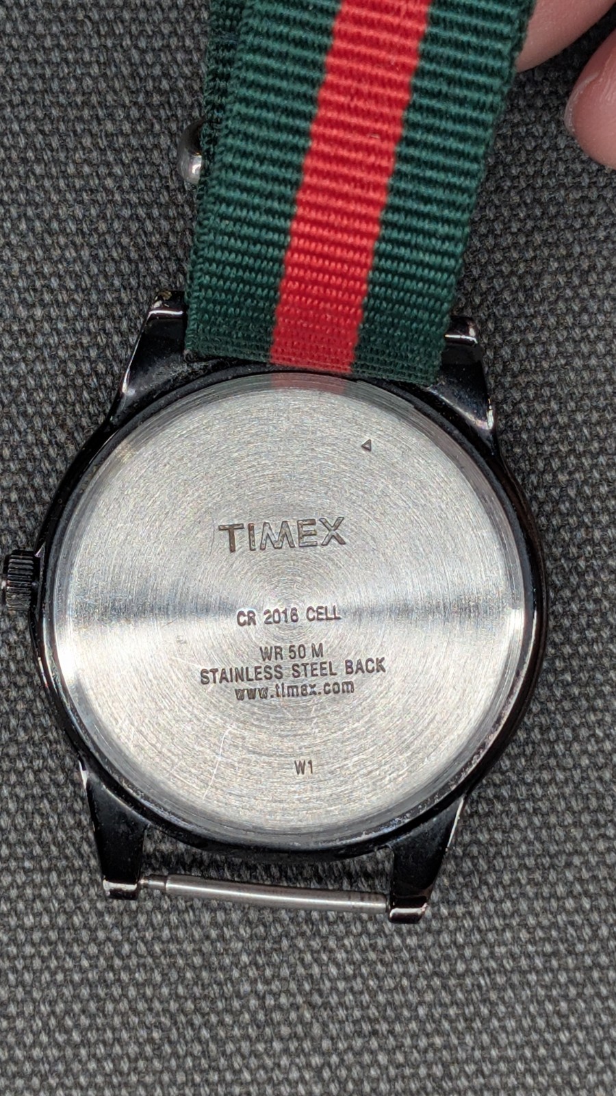 Timex Indiglo Day Date WR50M Quartz Men’s Watch NATO Strap Runs Great
