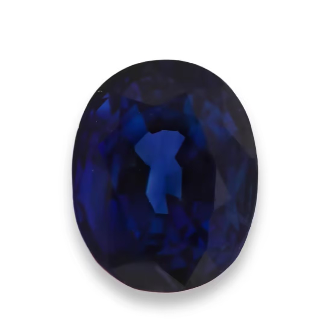 Real 1.77ct No Heat Natural Ceylon Blue Sapphire Oval Sri Lanka