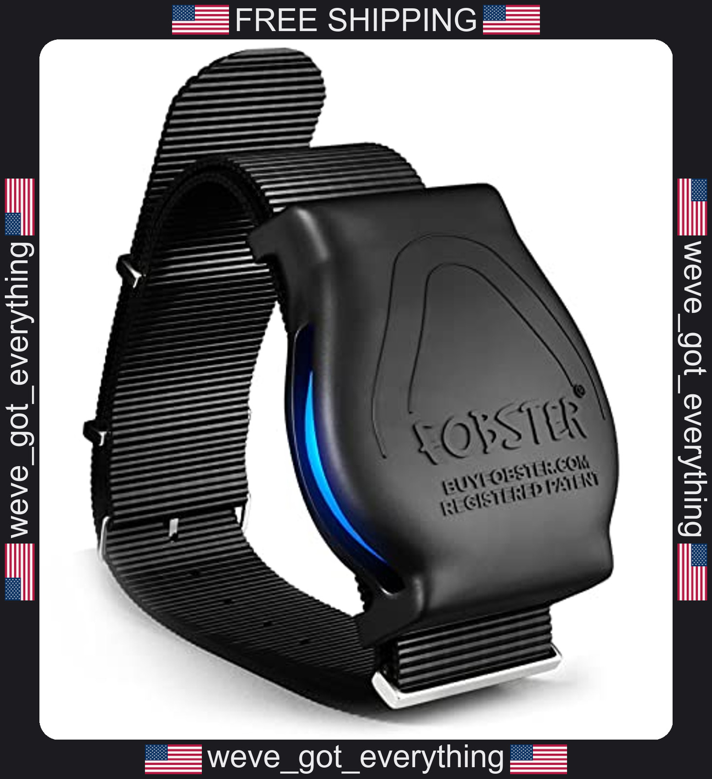 Single Black Food Theme Silicone Key Fob Bracelet for Adults