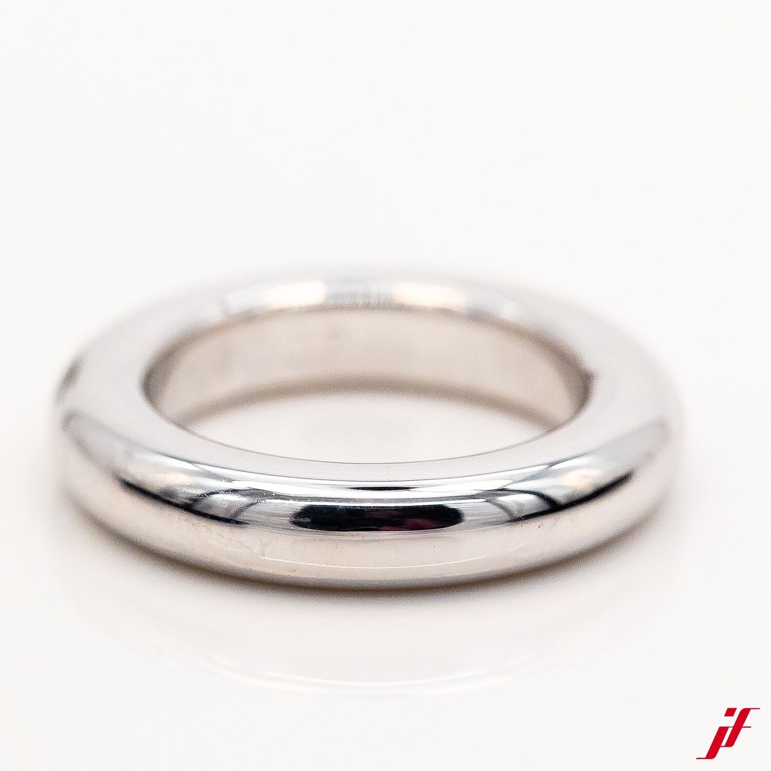 Ring band 18C/750 White Gold without stone size 54-value €5,000