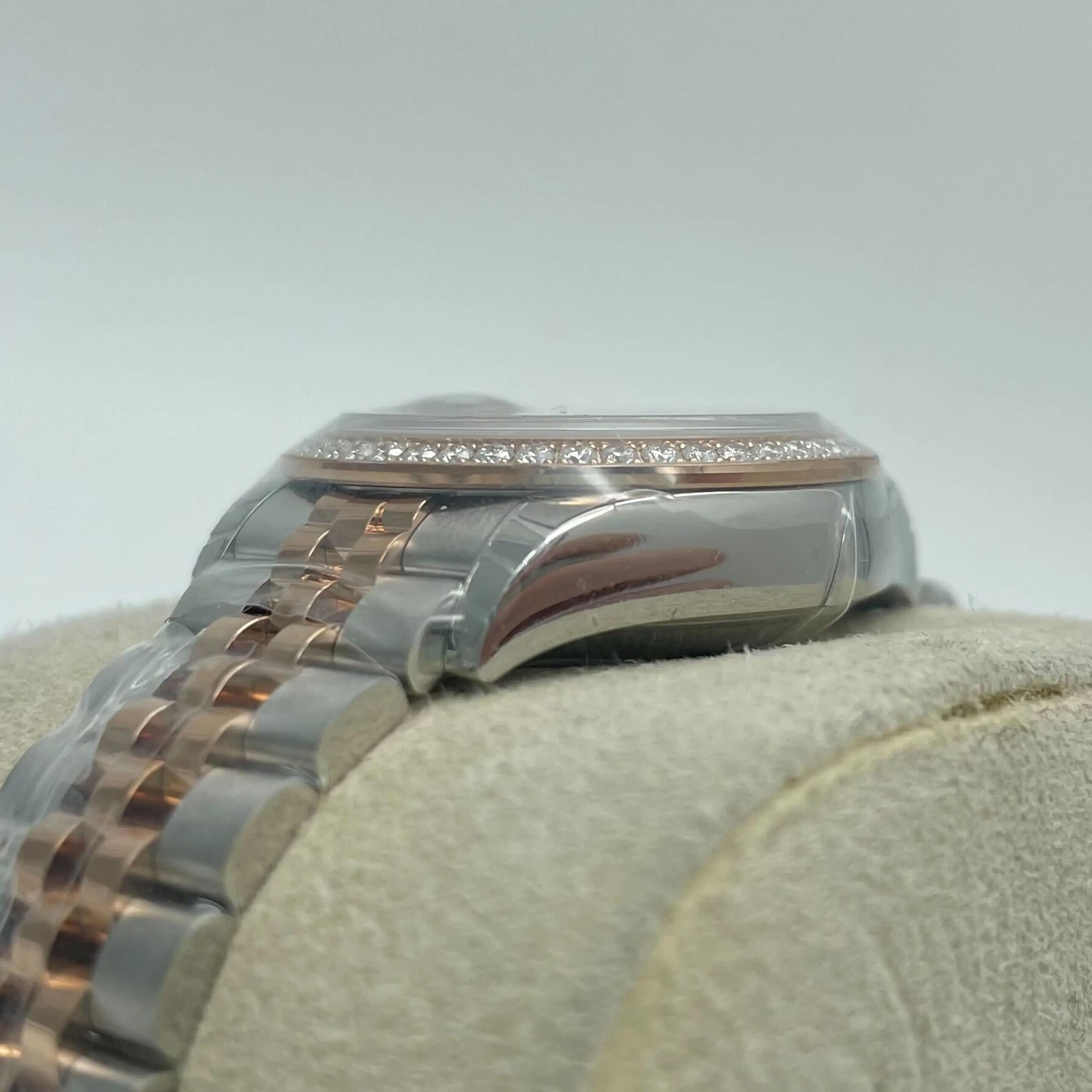 2023 New Rolex 279381RBR 28mm Aubergine Diamond Dial Lady Rose Gold Steel Watch