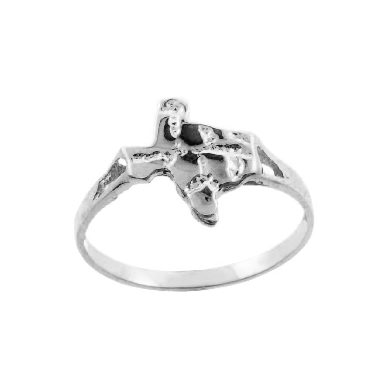 Sterling Silver Texas Nugget Ring
