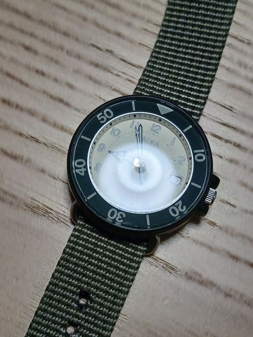 SEIKO ALBA Quartz Watch, Green, Working Condition
