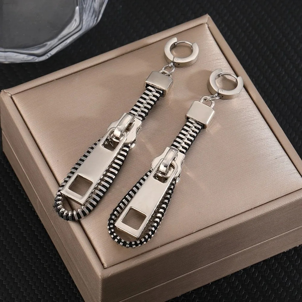 Jewelry Choker Zipper Necklace Hip-hop Punk Pull-able Zipper Sweater Chain Trend