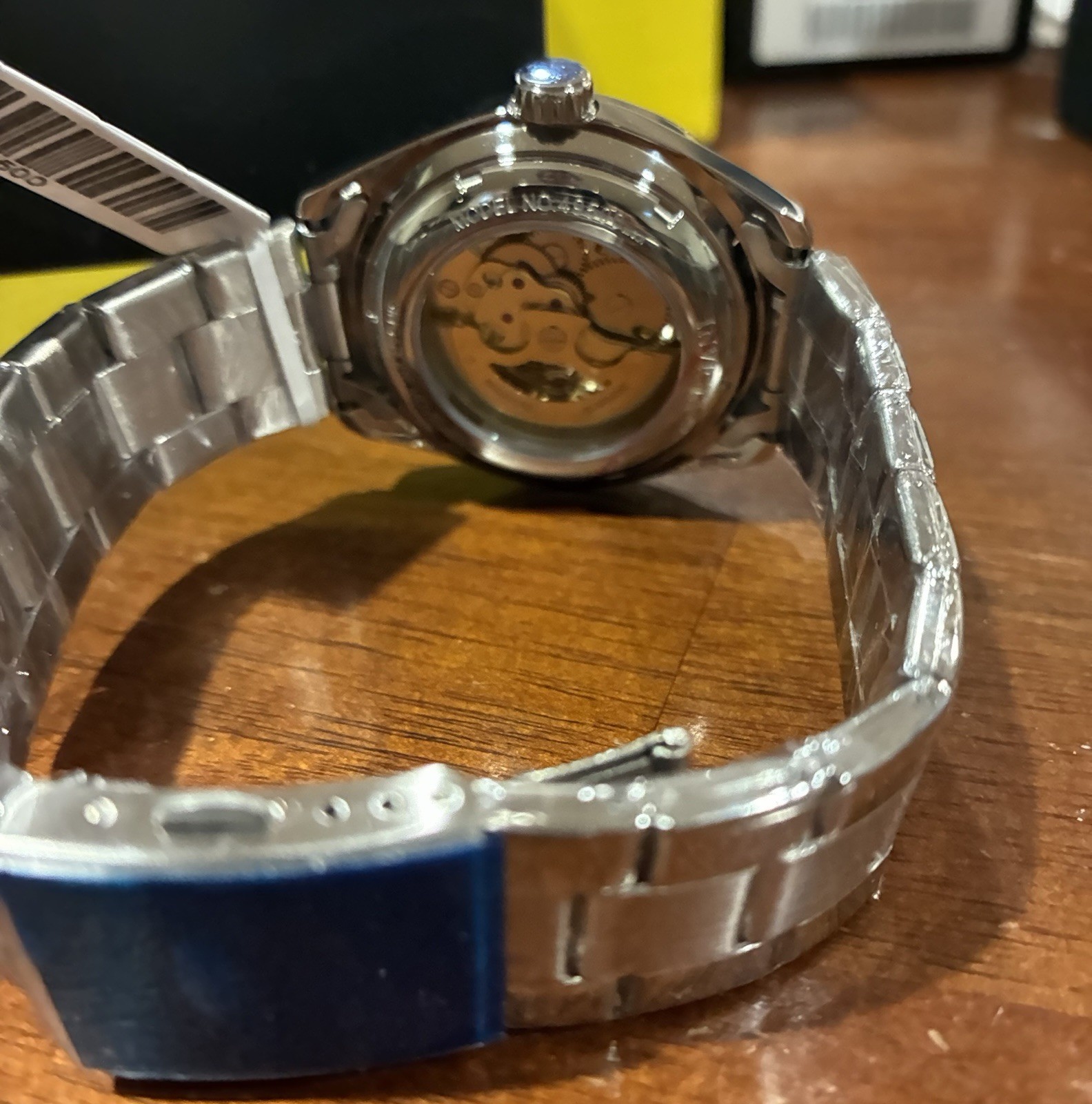 Invicta Objet D Art Excelsior Men’s Automatic Skeleton Dial Watch 43mm Silver