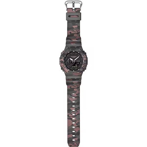 New CASIO G SHOCK GA 2100CM 8AJF Original Camouflage 20 ATM Water Resistant Shoc