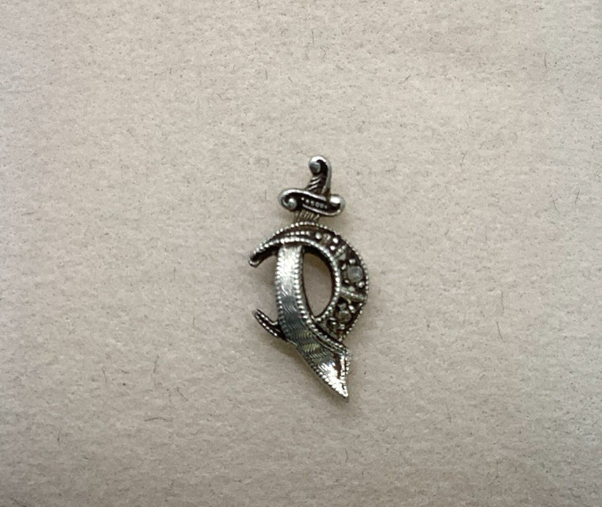 Diamond Shriners Tie Tack Lapel Pin 0.5g