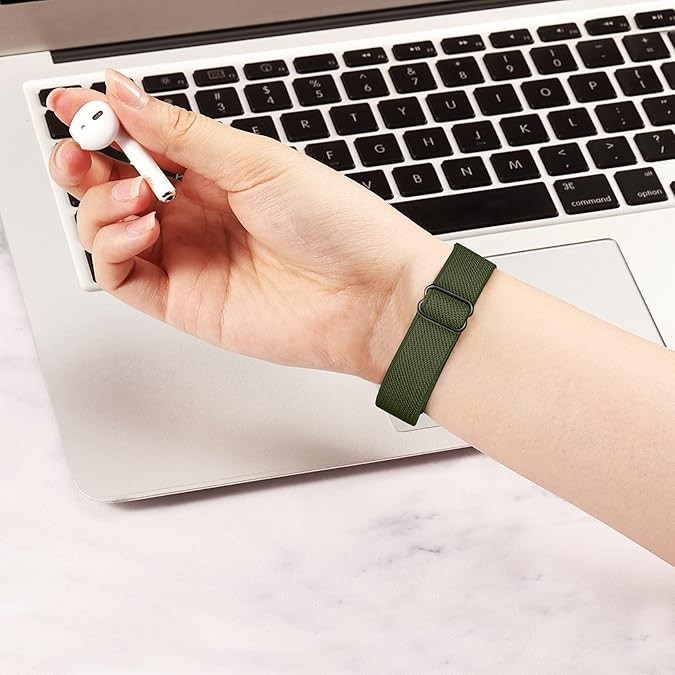 For Fitbit Inspire 2 /Inspire HR /Inspire Adjustable Stretchy Nylon Elastic Band
