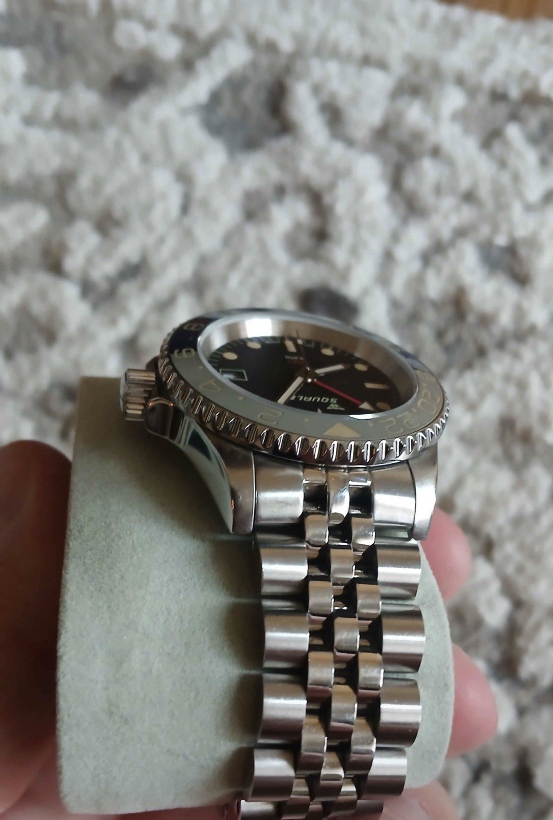Squale 20 Atmos GMT Tropical, Ceramic Bezel, Black Dial Automatic, 40mm Watch