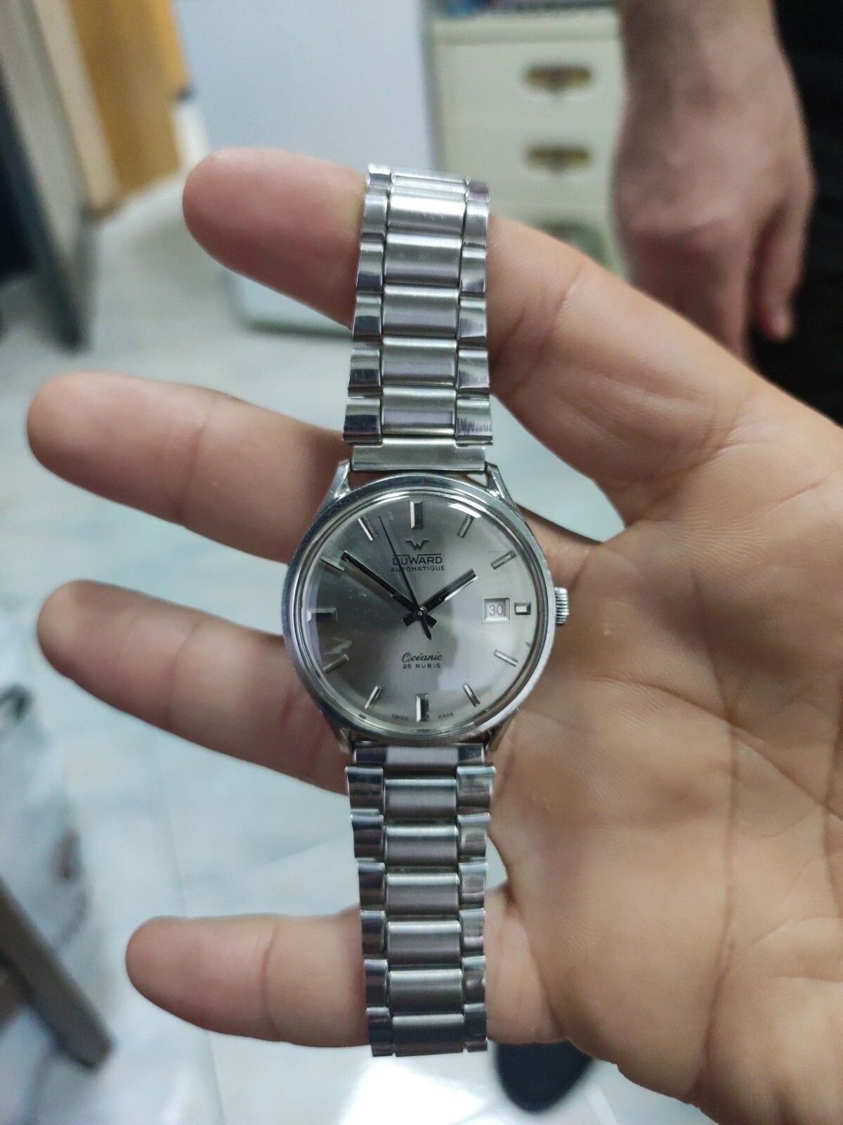 orologio automatico vintage Duward Swiss Made