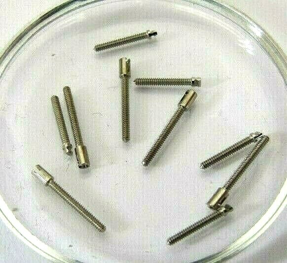 10 stems halves Two-Pieces, 0,9 mm. 5x positive, 5x negative, NOS swiss made