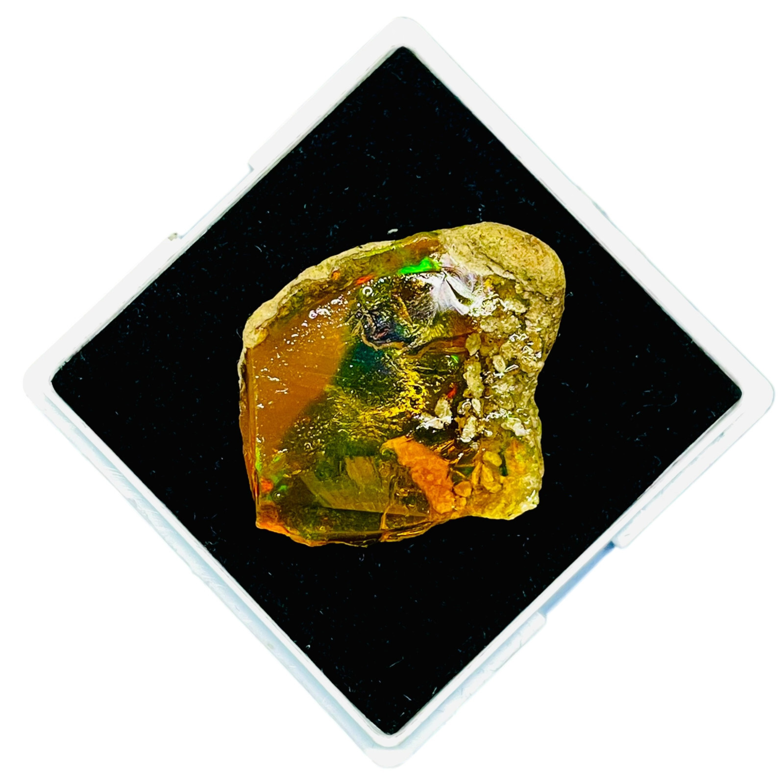 40.55 Cts Natural Ethiopian Opal Rough 35x30mm Huge Untreated Loose Gemstone