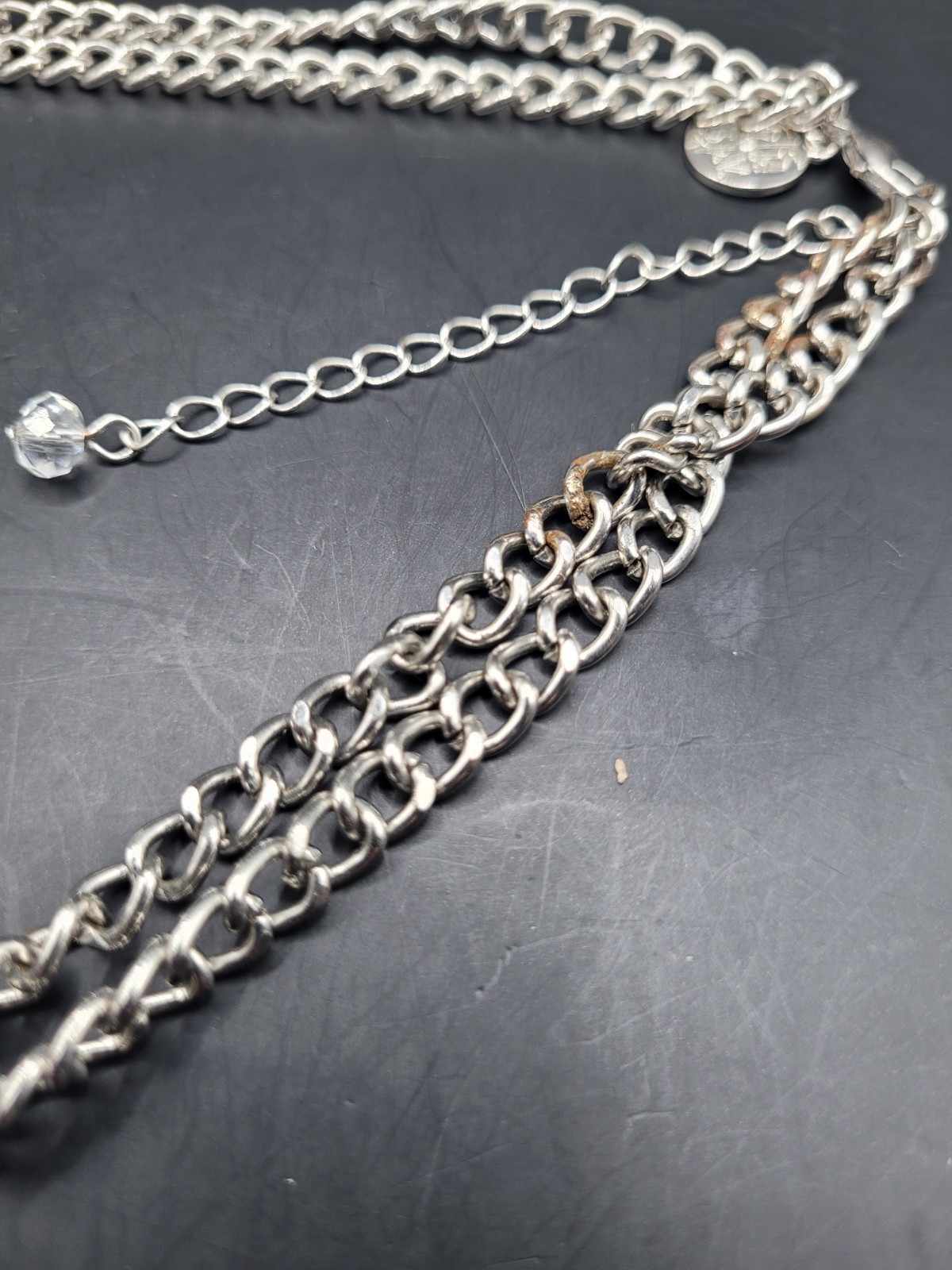 white house black market necklace Art Deco Crystal Pointy