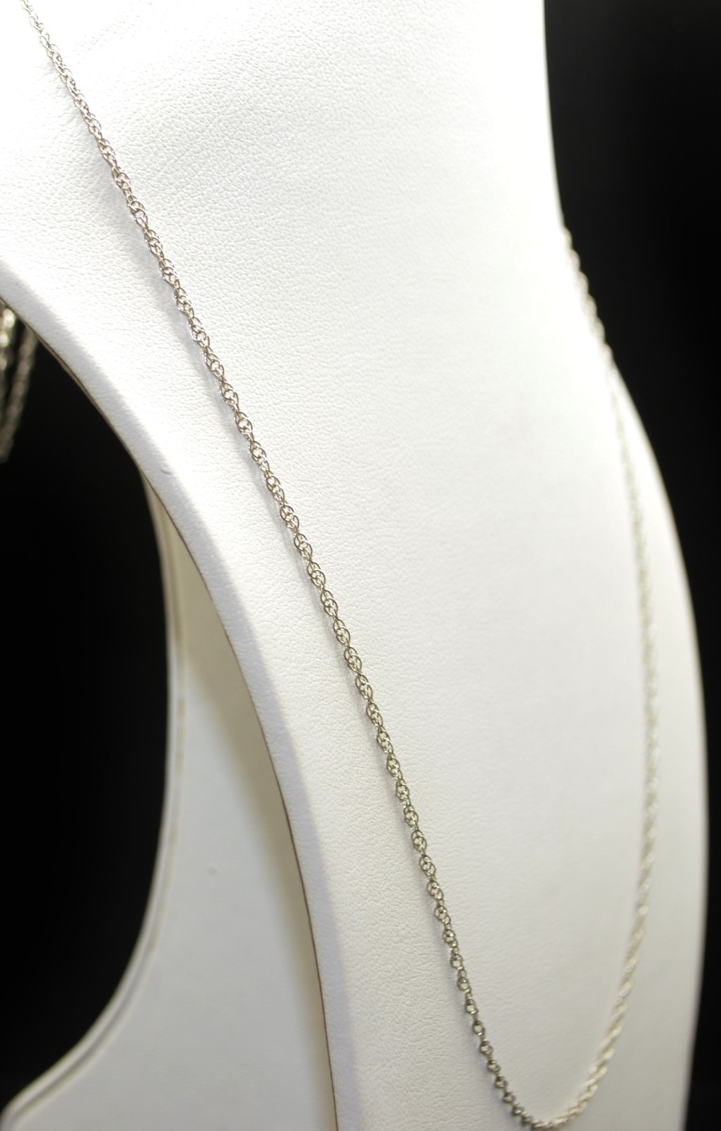 Sterling Silver Rope Chain Necklace 25.0″ #FMG648