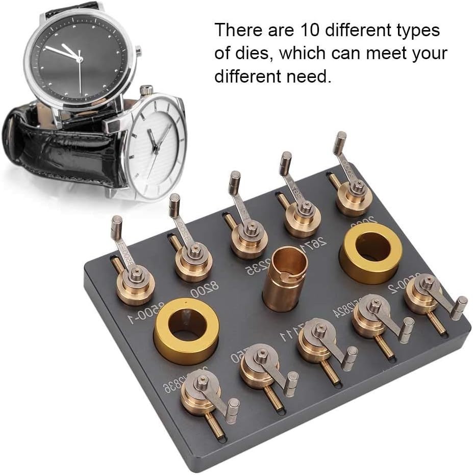 10PCS+ Watch Winder Alloy Steel Watch Winder Repair Tools Ergonomic Non-Slip SET
