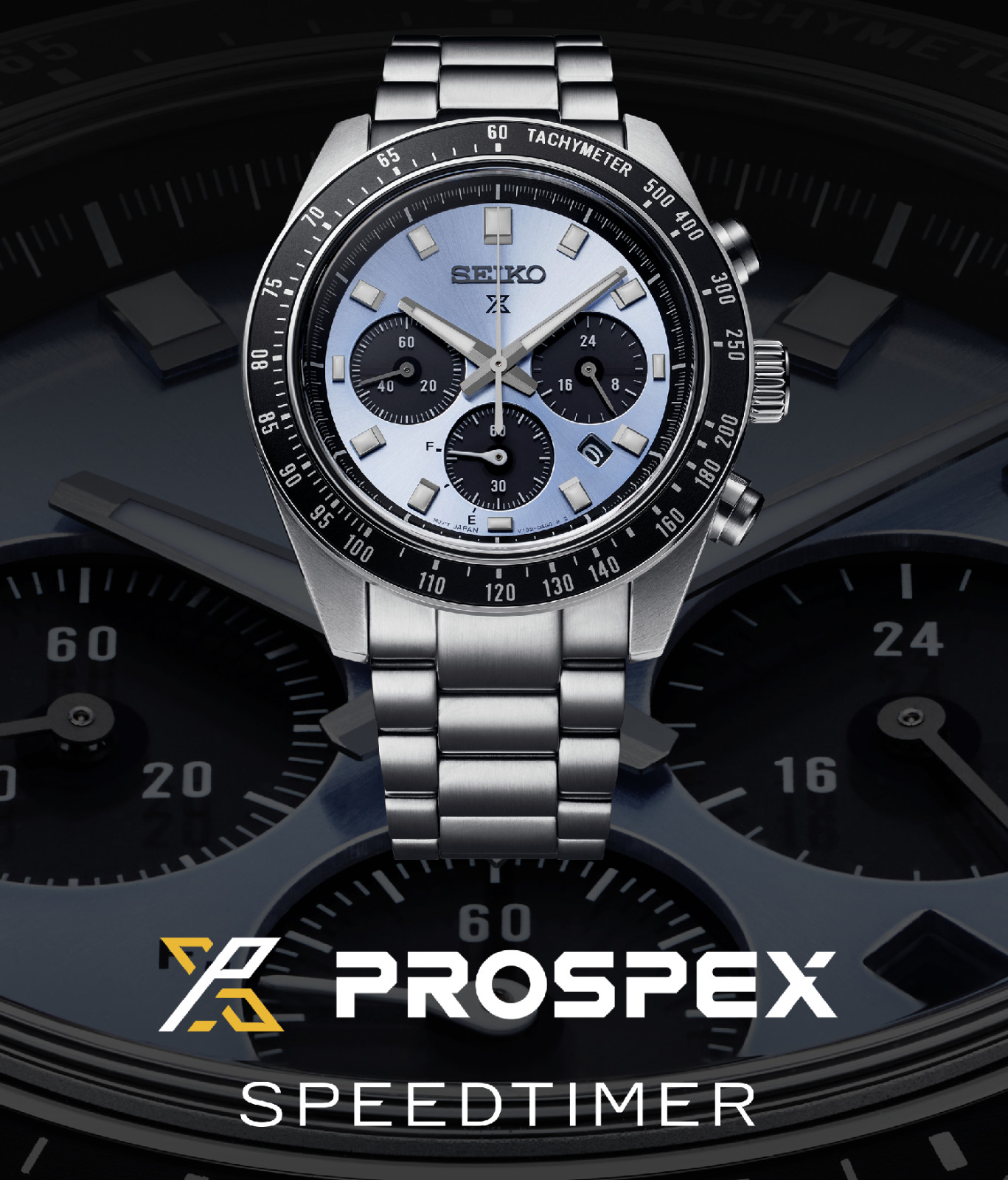 Seiko Prospex SSC935P1 SpeedTimer Solar Chronograph Blue Men’s Casual Watch