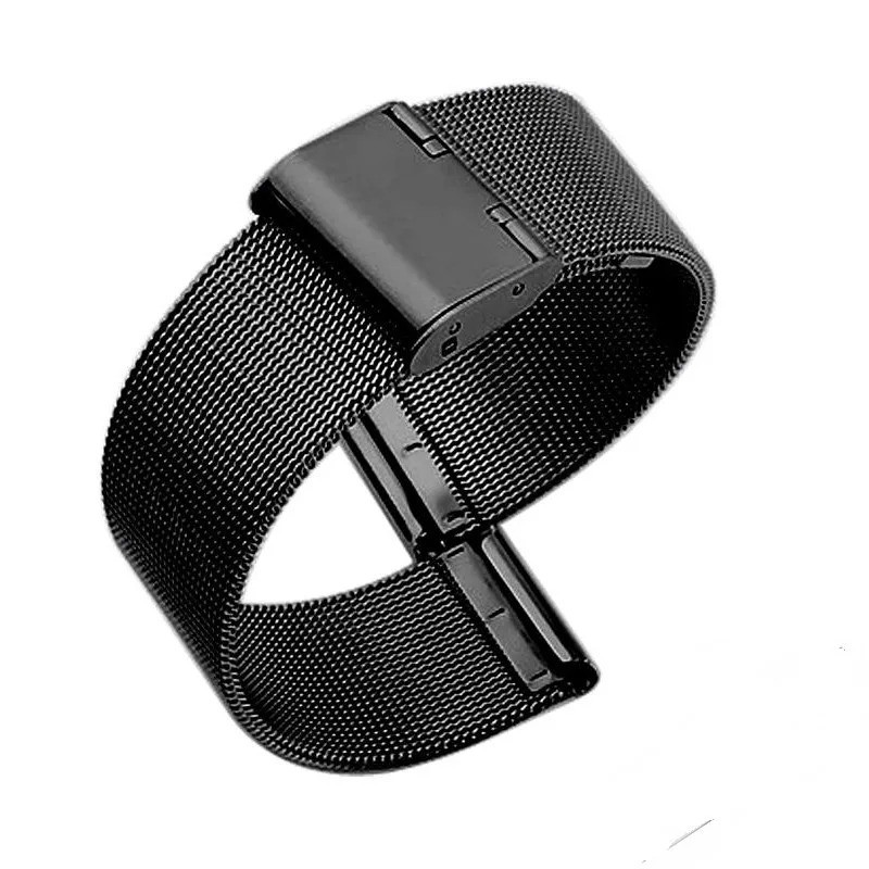 12–24mm Stainless Steel Mesh Metal Watch Strap Band Unisex