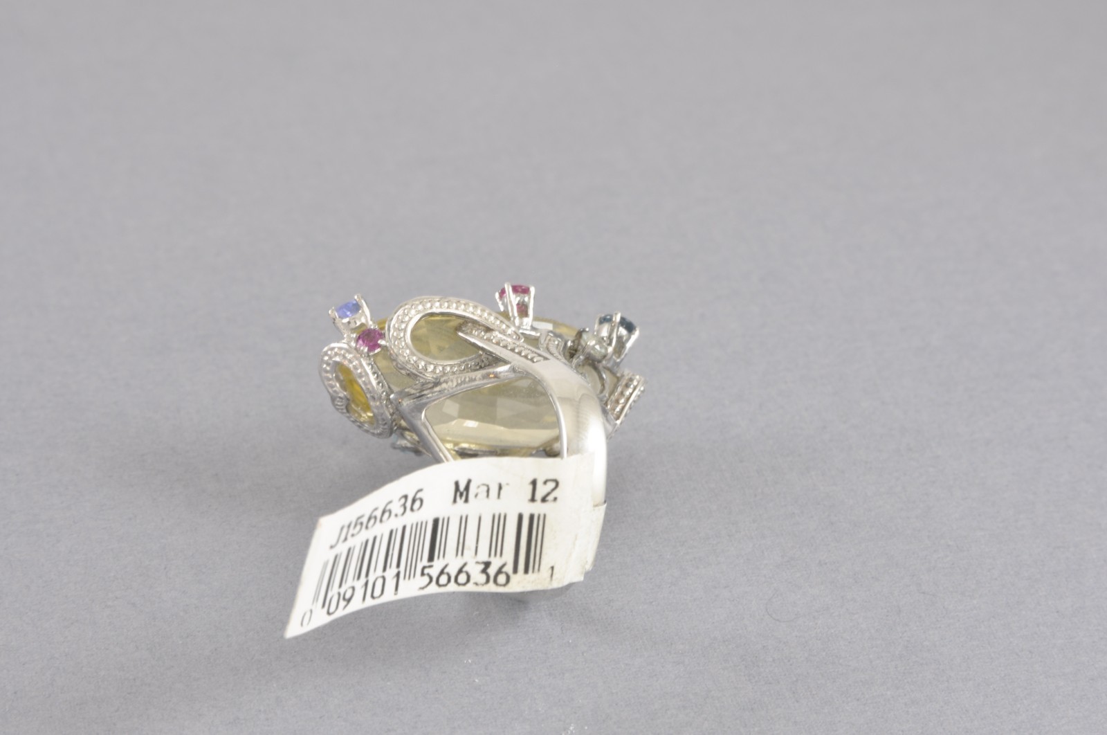 Sterling Bold 20.00 ct tw Multi-gemstone Ring – Size 8