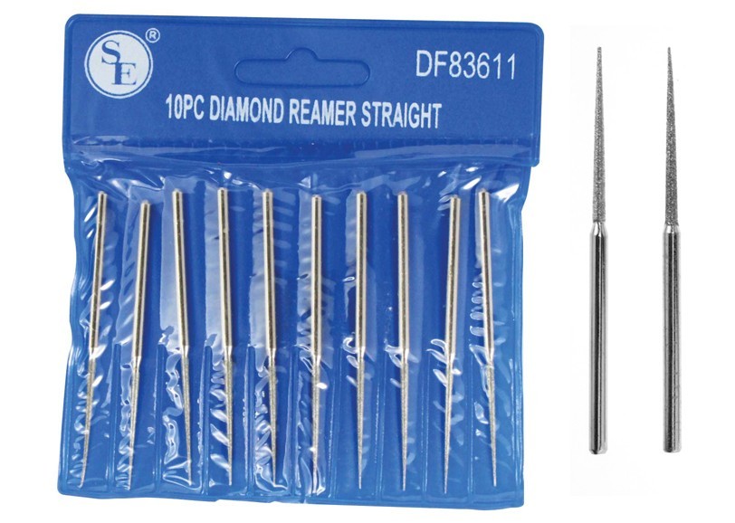 Sona 10Pc 2-3/4″ Tapered Diamond Bead Reamer with Diamond Coated Tip – DF83611