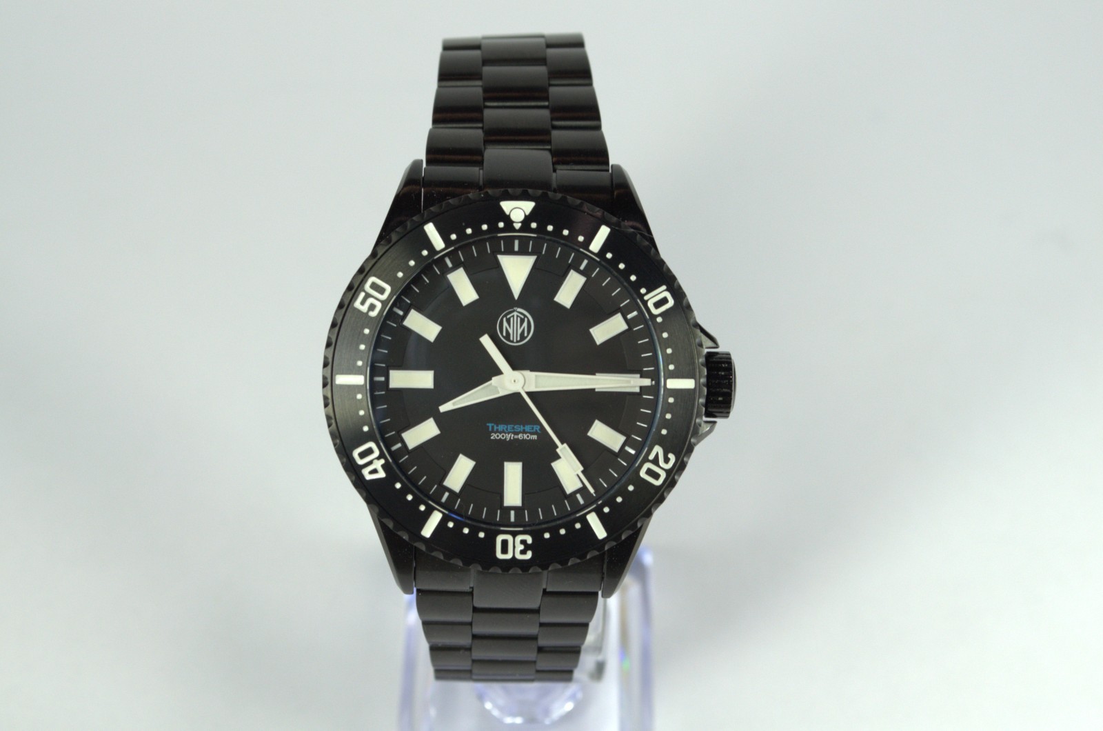 NTH Thresher No date diver, Black DLC, 43.75mm, RARE + discontinued, automatic