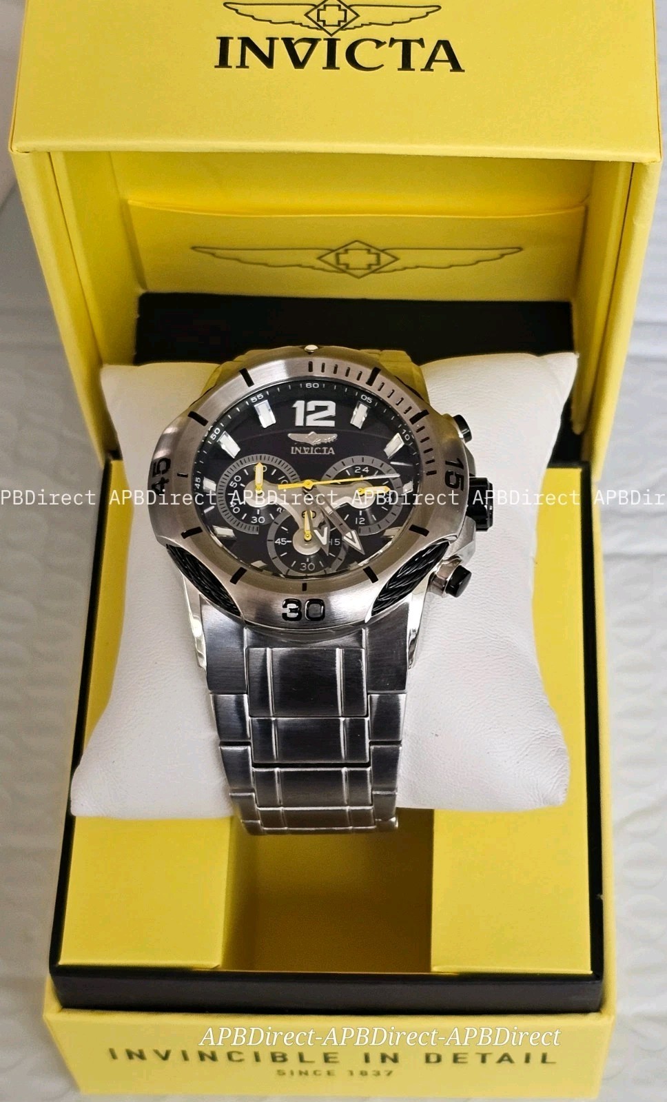 Invicta – BOLT – Chronograph – Lume Hands & Indices – Quartz – mens watch