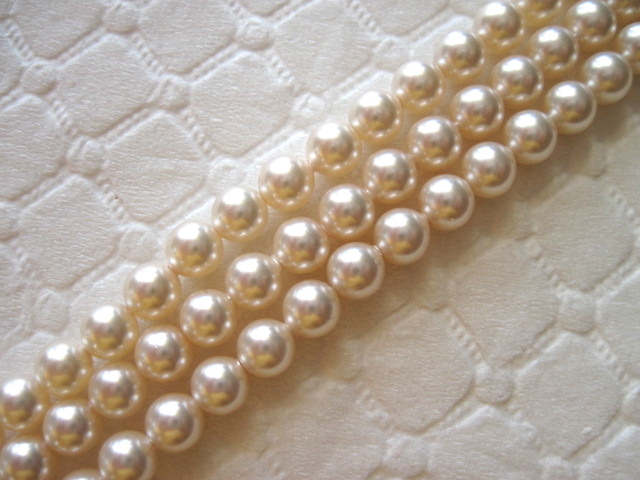 50 pc SWAROVSKI CRYSTAL 5mm CREAMROSE Loose PEARLS 5810 BEADS, Bridal, Wedding