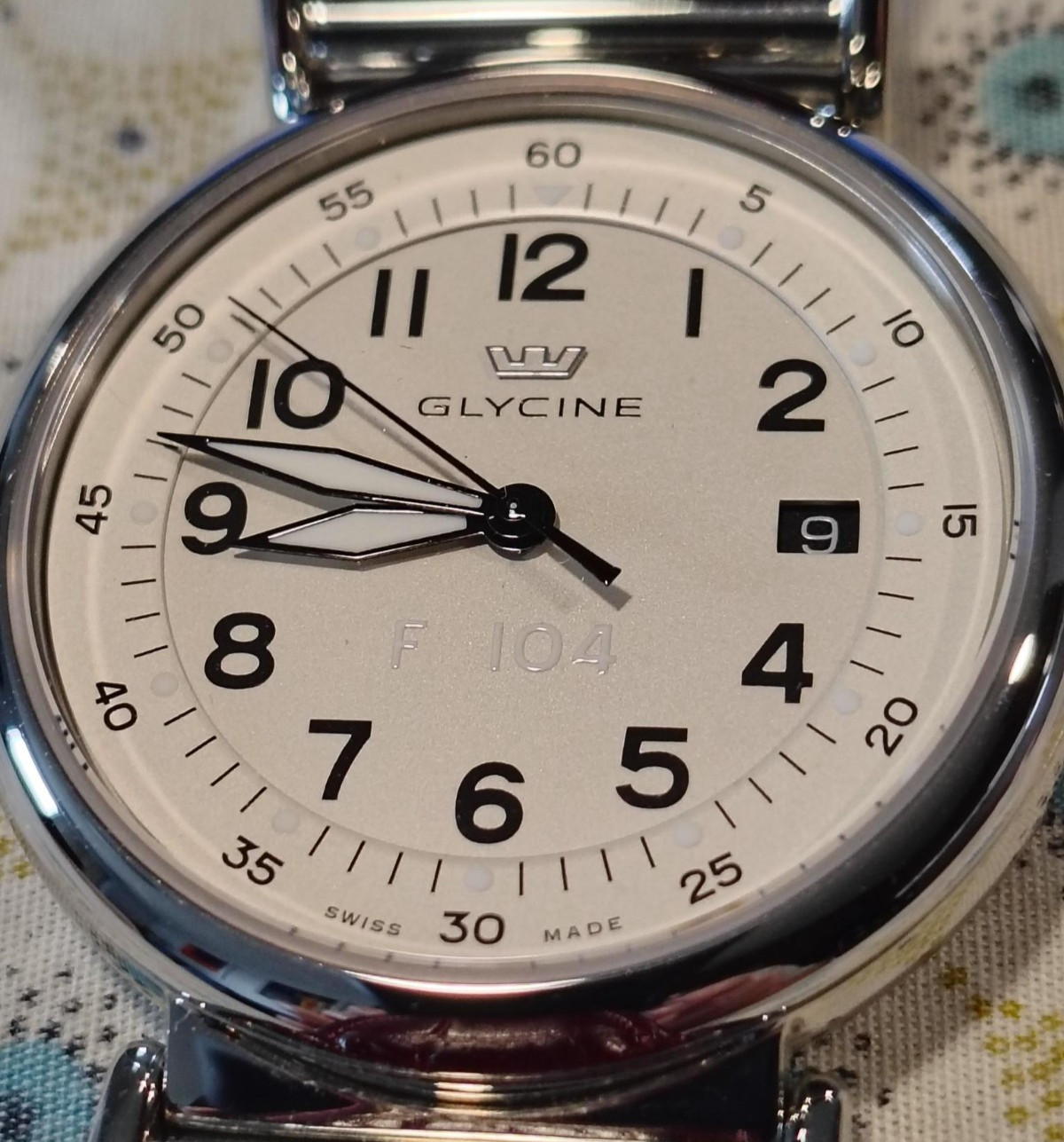 Glycine F 104 watch [Locheed Starfighter homage] 40 mm SALE-closing in 10 days