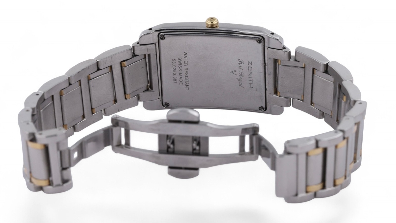 Zenith Port Royal V Quartz – 18ct Gold & Steel – 53.0250.887 – 29mm x 44mm