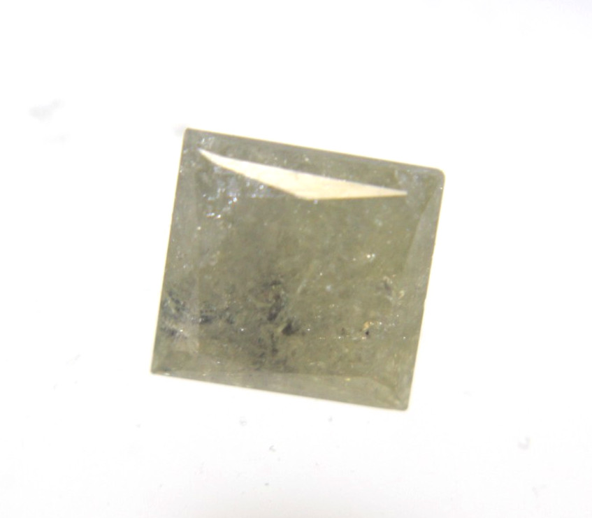 2.20 Ct Natural Real Yellow Color Princess Cut Diamond 6.87×6.65×5.07 MM