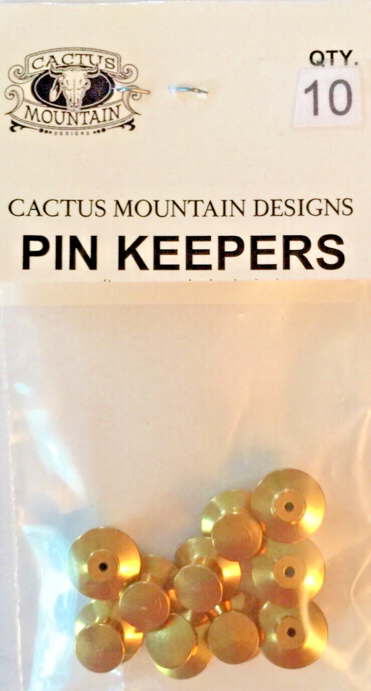 10 Locking Pin Backs for Disney Biker Gold Police Scouts Military Keeper