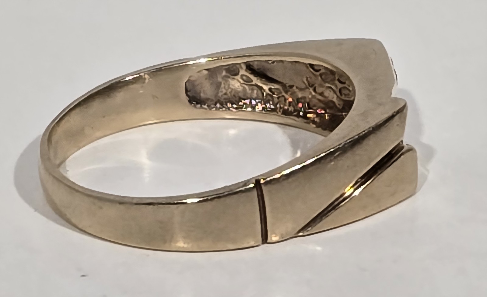 10K Yellow Gold Signet Ring – Size 12 – 21.5mm – 5.6 Grams