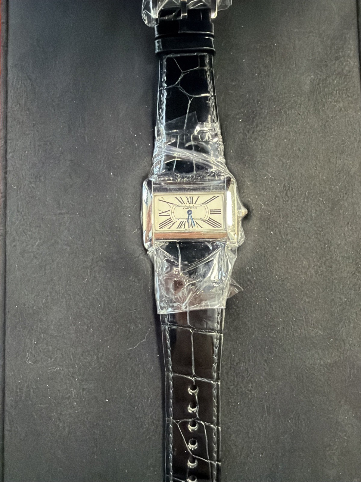 Cartier Tank Divan Mini Model Quartz 31mm Stainless Steel Box And Paper W6300255