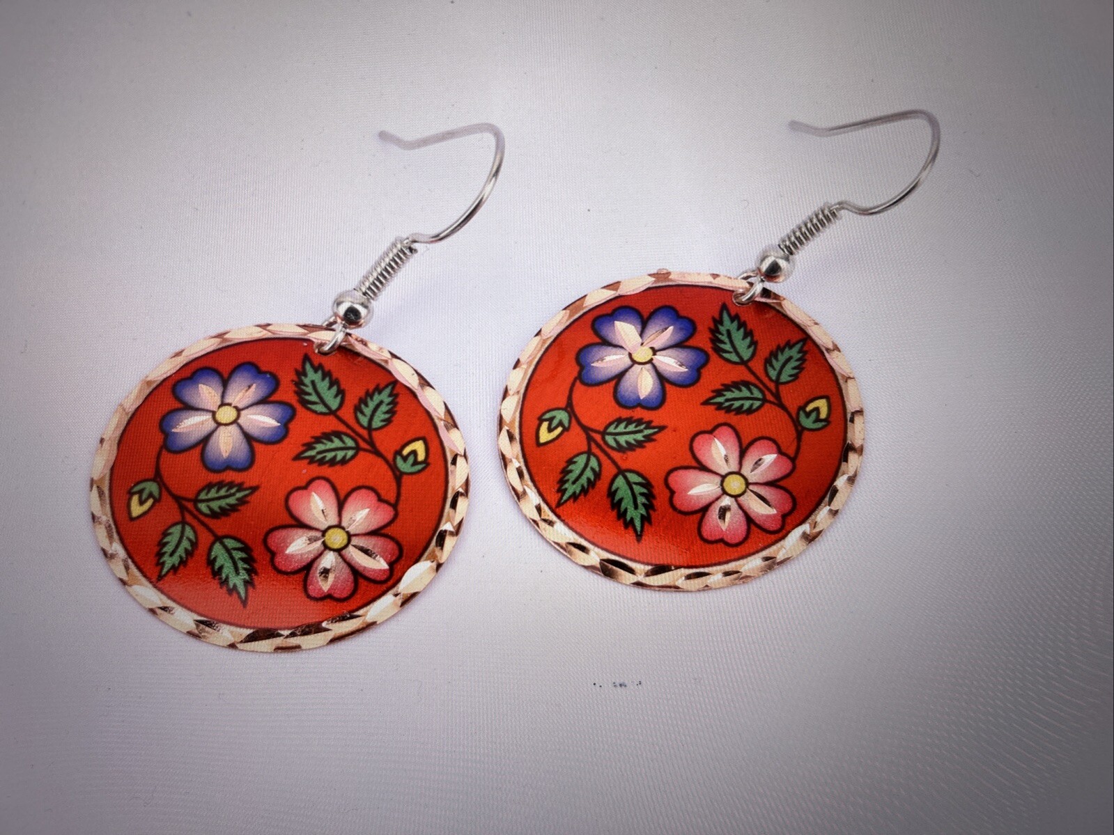 Colorful Copper Ring, Earrings and Bracelet Set Handcrafted Perfect For Gift F01