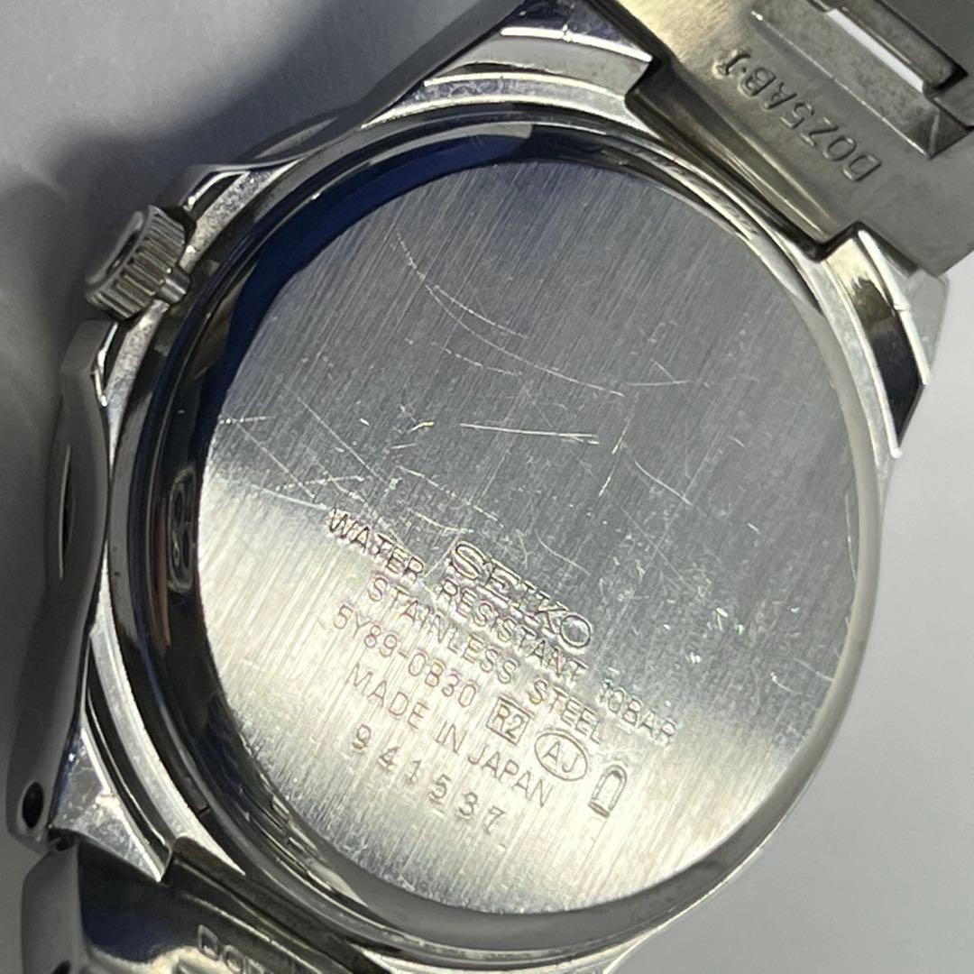 Seiko Lukia Quartz Dress Watch Womens Cal 5Y89-0B30 34mm wrist 14cm/5.5in