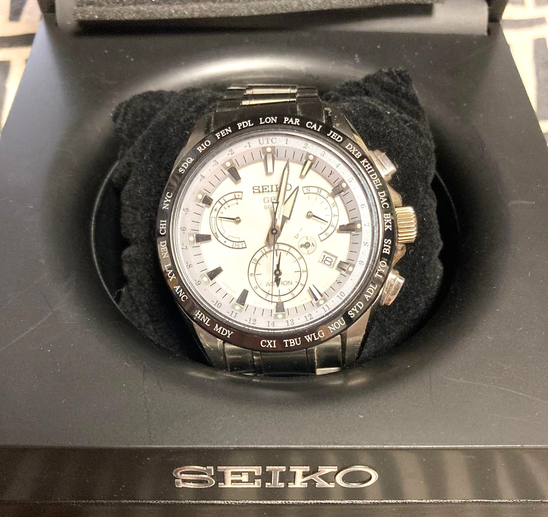 Seiko Astron SBXB047 8X53-0AB0 Men’s Wristwatch GPS Solar Titanium Japan