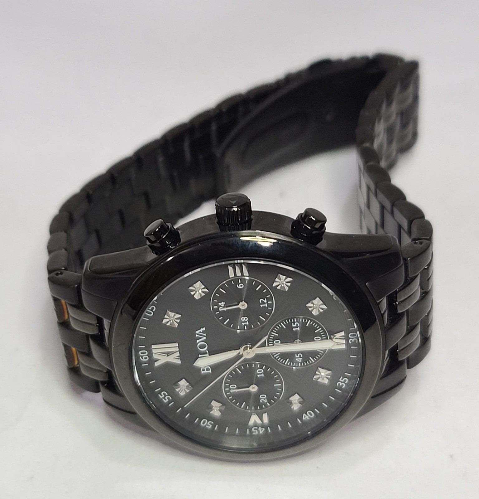 DGN-011328 BULOVA CLASSIC CHRONOGRAPH STAINLESS STEEL MEN’S WATCH MB5-292