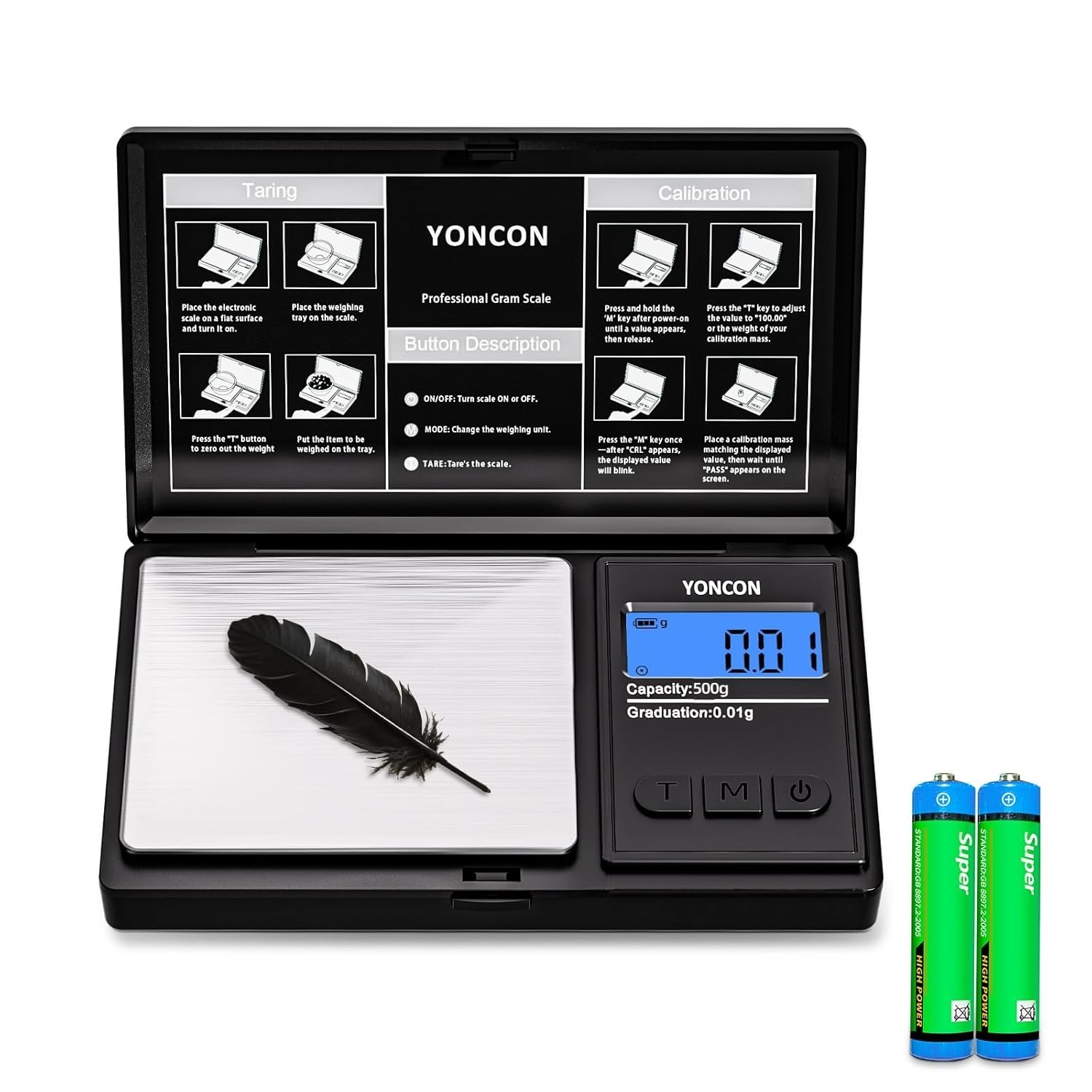 Portable 0.01g Accuracy Digital Scale – Ideal for Gold, Silver & Diamonds