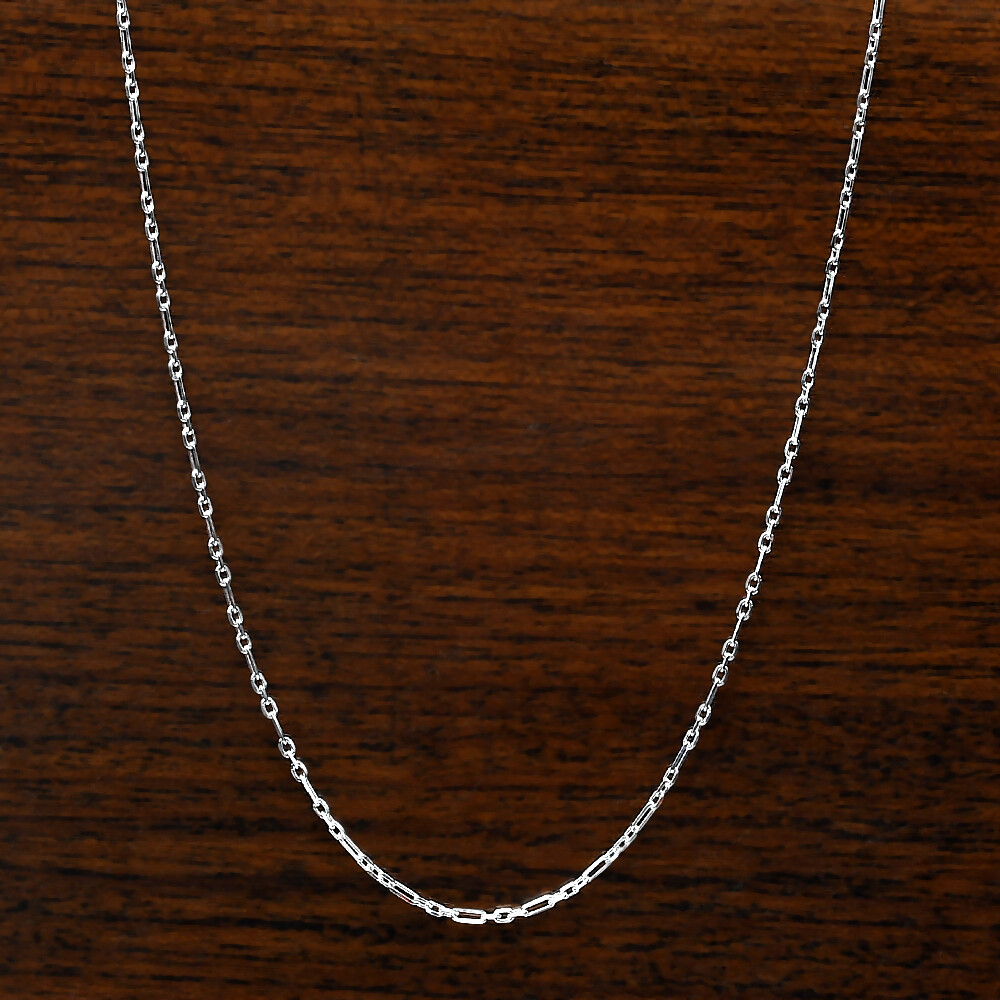 18 inch Figaro Style Chain 925 Sterling Silver Jewelry 6116