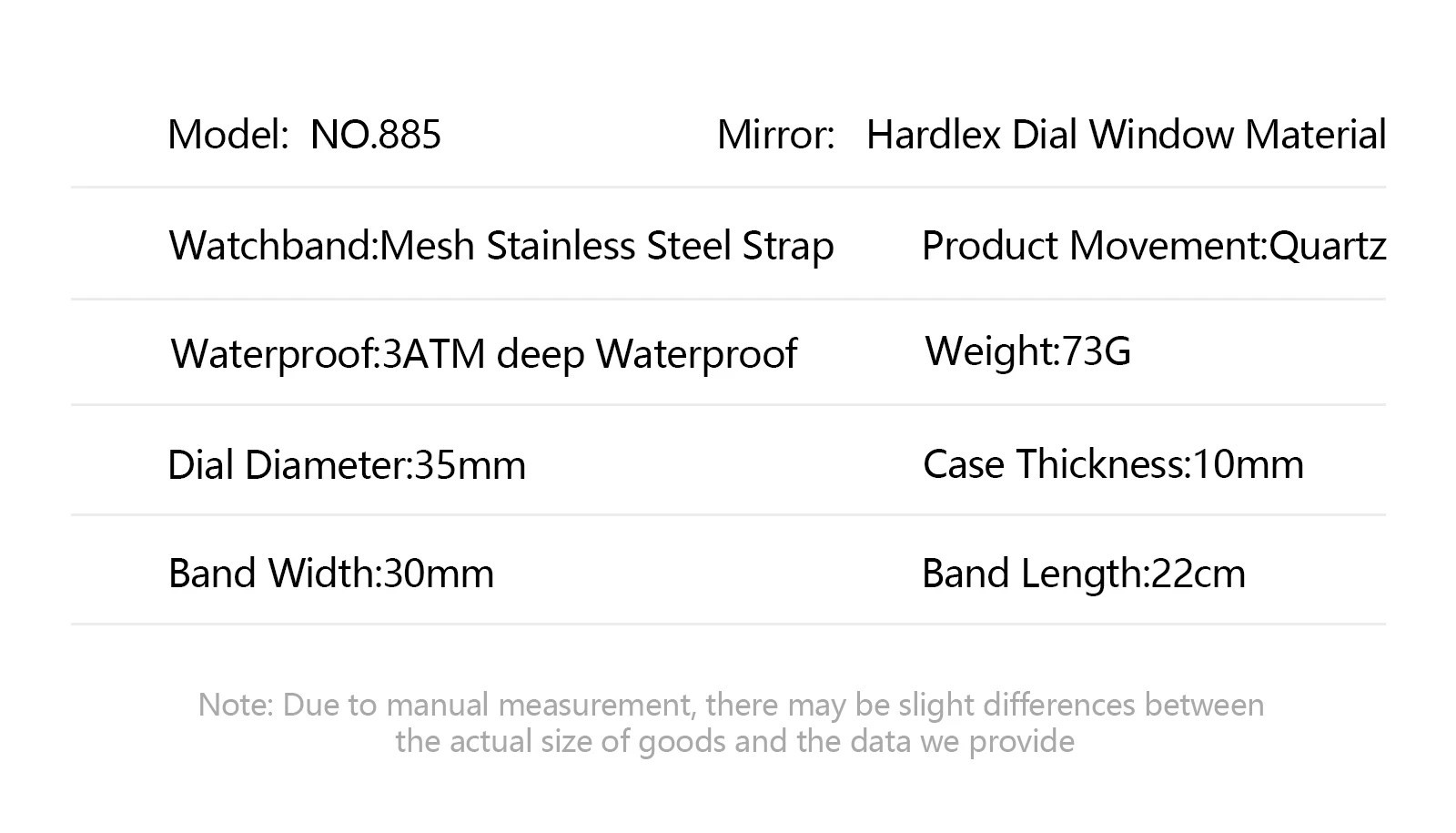 Luxury Men’s Watch Rectangle Steel Mesh Waterproof Luminous Date Quartz