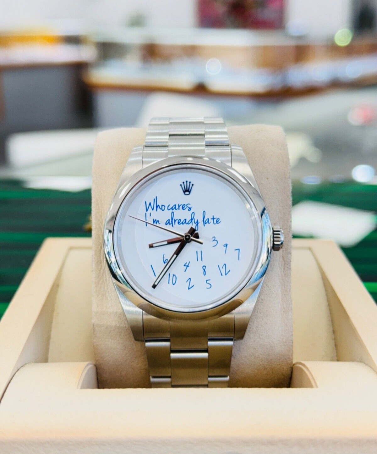 Rolex Oyster Perpetual 124300 Silver Oyster Bracelet with Silver Bezel
