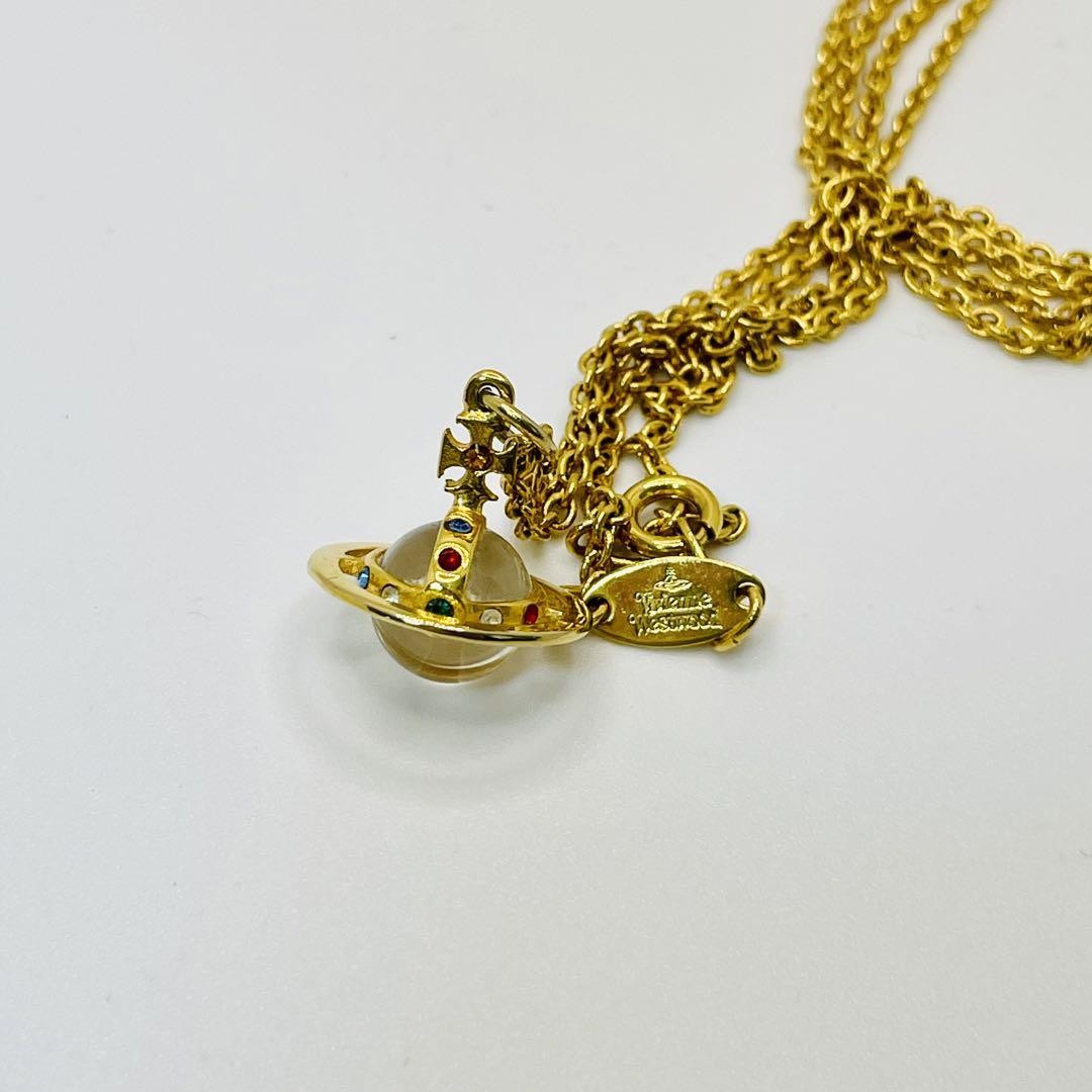 Vivienne Westwood Necklace 90′ Red Box Early Petit Orb Limited Edition VHTF Rare