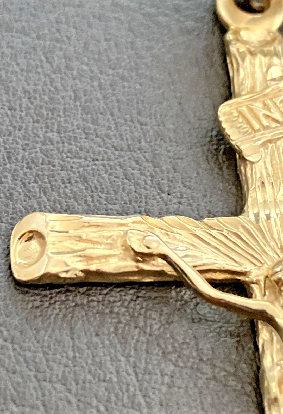 14kt Solid Real Gold Crucifix 11.55 Grams Jesus Cross – Hallmark RL Bolivia 14k