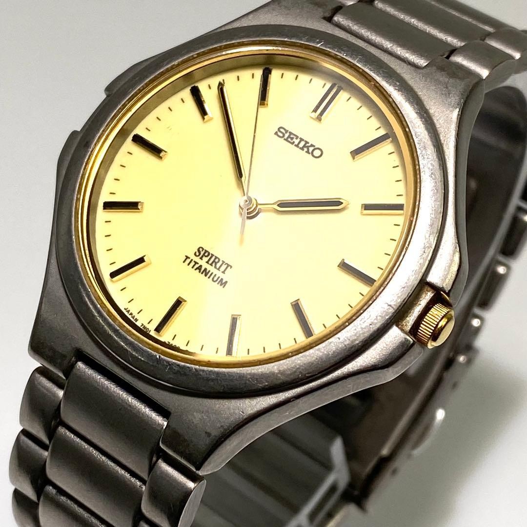 New battery included. Seiko 7N01-7100 Spirit Titanium 1990 model S000107