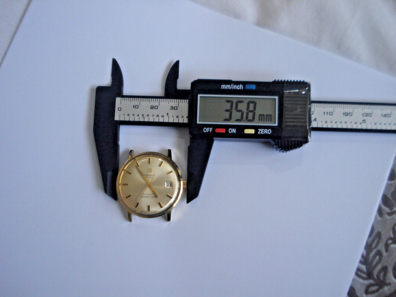 HEAVY 9ct SOLID GOLD VINTAGE FINE GENT’S TISSOT SEASTAR SEVEN AUTOMATIC WATCH