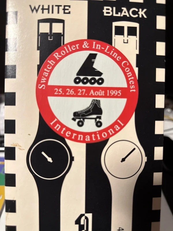 Swatch Special 1995 500pcs Limited – Inline Roller – Black & White Set