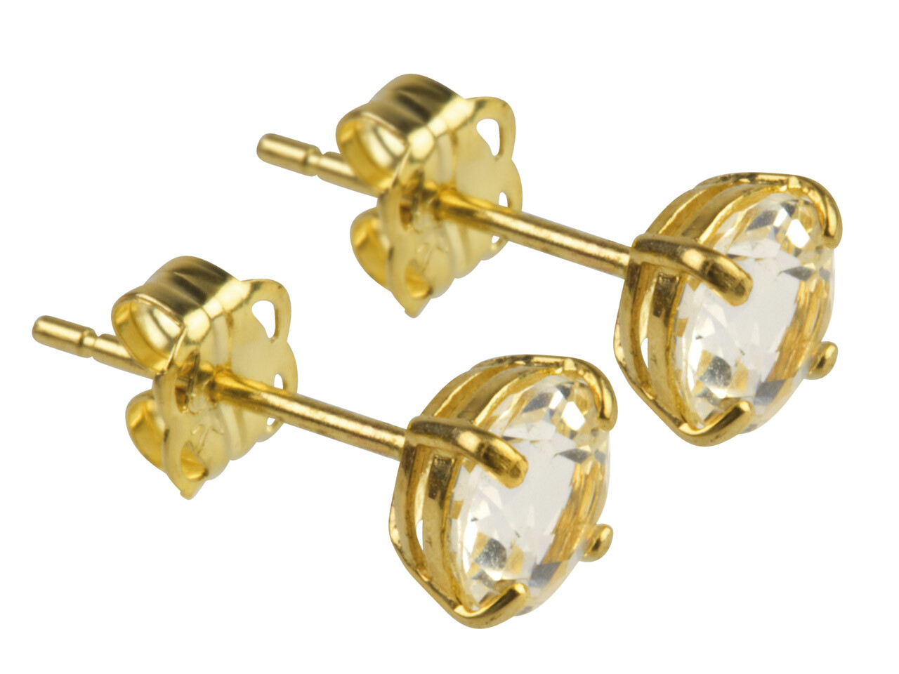 9ct Gold BIRTHSTONE Earrings Butterly ALL MONTHS January – December Gift For Her