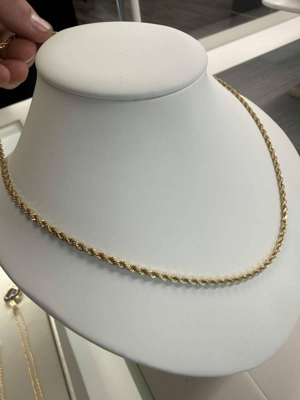 14KT Yellow Gold Rope Chain 20.5”- 2.2MM (Solid)