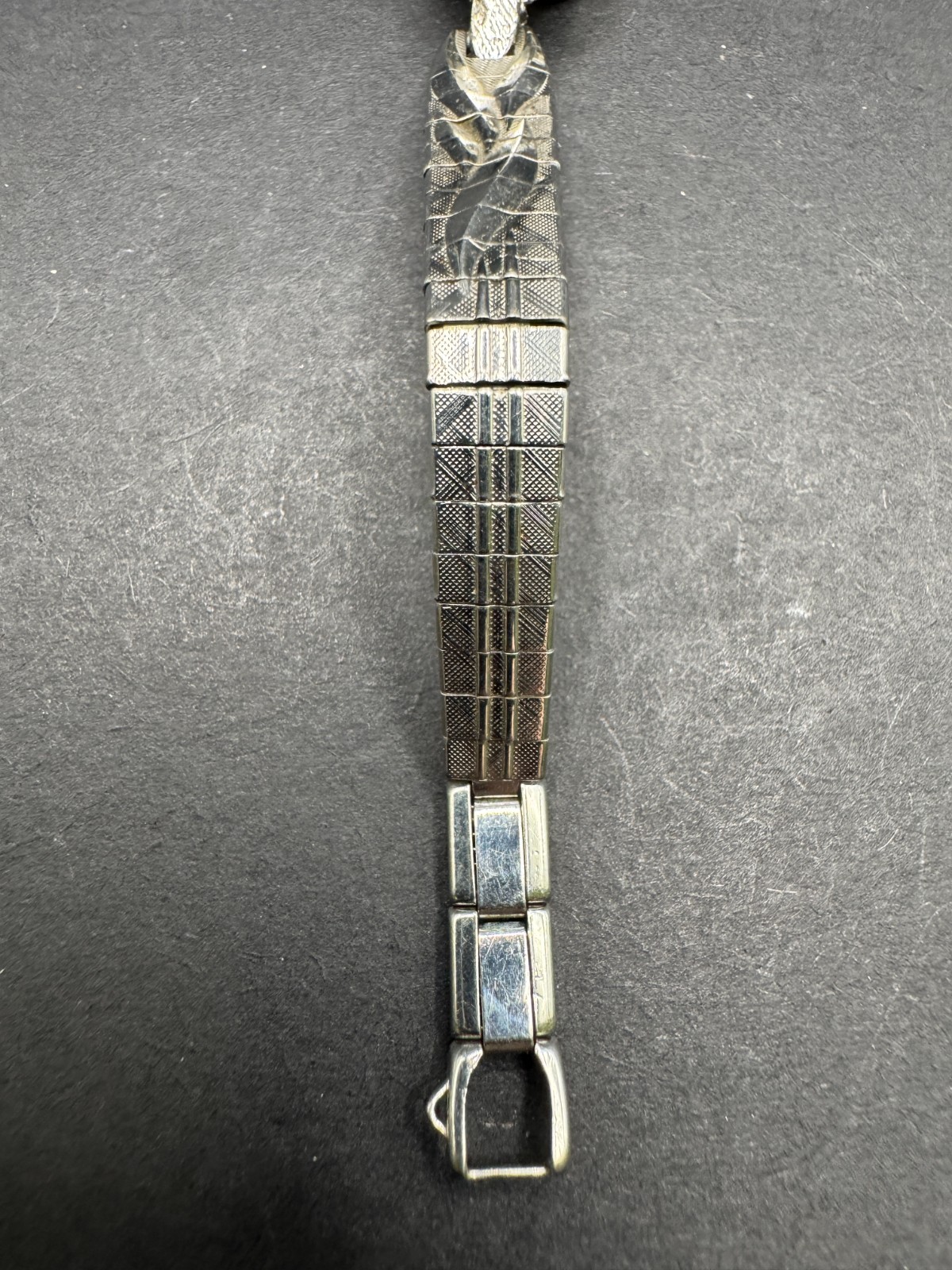 Vtg Woldman Classic Women’s Wristwatch Rhinestone Silver Tone Swiss Made 16.6mm