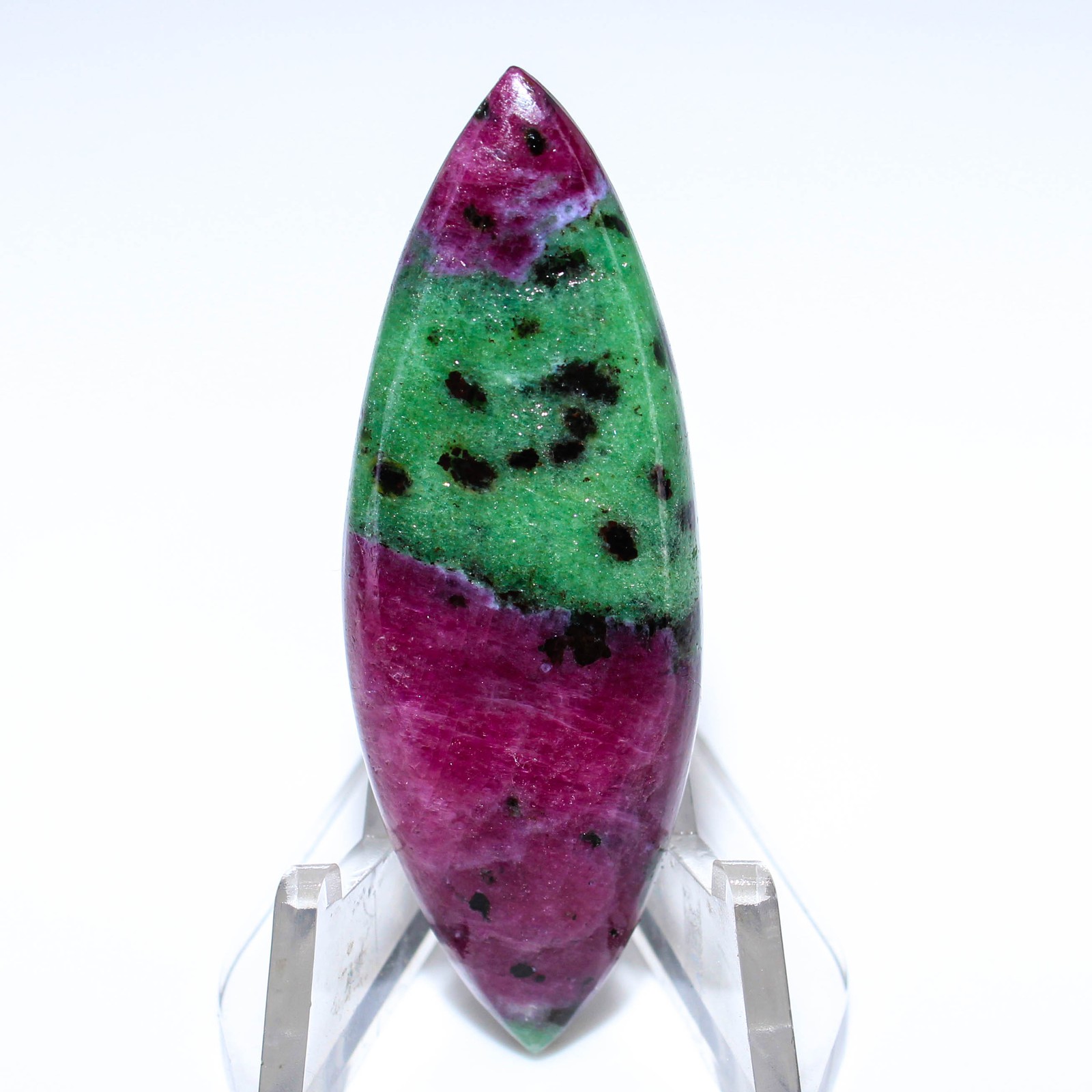 53.20 Ct. Top Ruby Zoisite Marquise Cabochon Loose Gemstone 49x17x6 mm