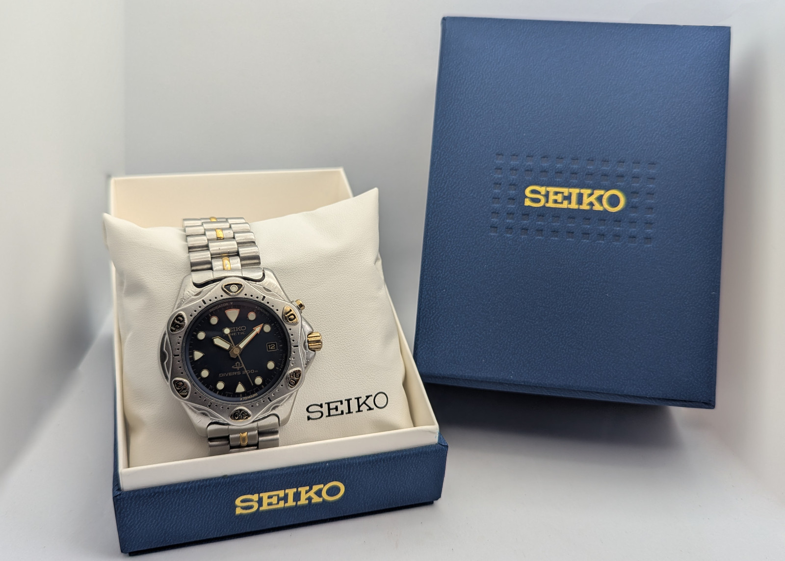 Seiko Kinetic Diver 200M 5M22-6A90 Starfish | New Capacitor, Crystal & Box